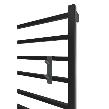 Háček na radiátor INOX nerez/antracit