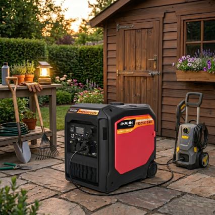 Hahn & Sohn 20086 - Benzínová/LPG elektrocentrála HIG 5500 G ATS 5500/5000W