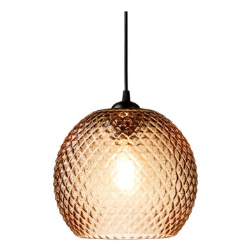 Halo Design 718368 - Lustr na lanku NOBB 1xE27/40W/230V pr. 22 cm kouřová hnědá