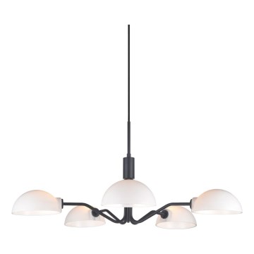Halo Design 740369 - Lustr na lanku KJOBENHAVN 5xG9/28W/230V pr. 50 cm černá