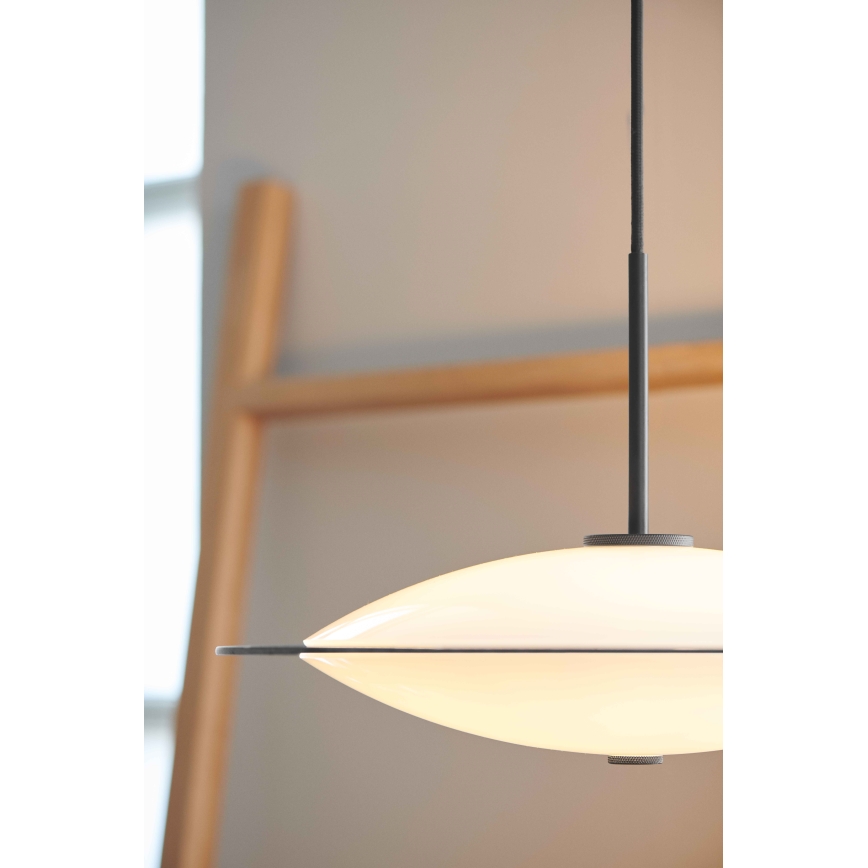 Halo Design 743629 - Lustr na lanku ORBIT 3xG9/7W/230V pr. 40 cm bílá/mosaz/kouřová šedá