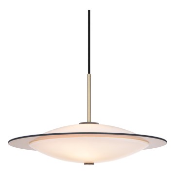 Halo Design 743629 - Lustr na lanku ORBIT 3xG9/7W/230V pr. 40 cm bílá/mosaz/kouřová šedá