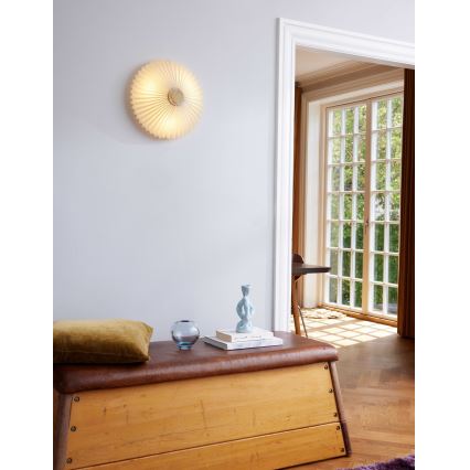 Halo Design 745081 - Nástěnné svítidlo PARIS 3xG9/28W/230V pr. 40 cm bílá/mosaz/dub