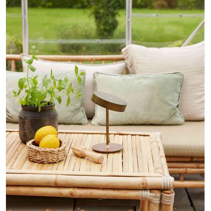 Halo Design 745784 - LED Stmívatelná nabíjecí stolní lampa ON THE MOVE LED/2,5W/4000 mAh mosaz/dřevo