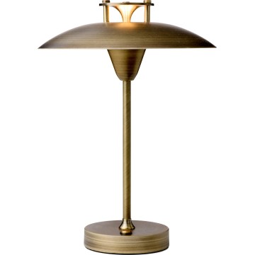 Halo Design 746149 - LED Stmívatelná venkovní nabíjecí stolní lampa MINI STEPP LED/1,8W/1600 mAh IP44 mosaz