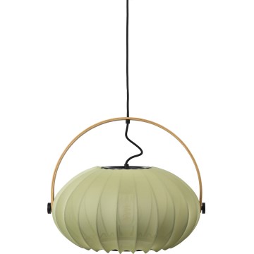 Halo Design 746361 - Lustr na lanku DC 1xE27/40W/230V pr. 40 cm zelená/dub