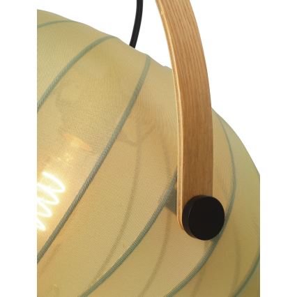 Halo Design 746361 - Lustr na lanku DC 1xE27/40W/230V pr. 40 cm zelená/dub