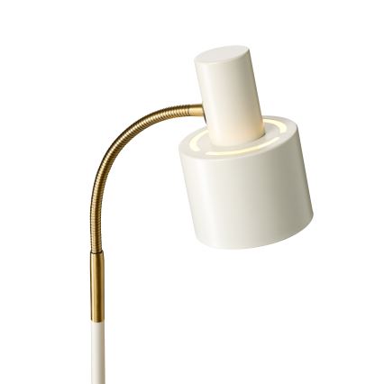 Halo Design 746859 - Stojací lampa VOGUE 1xE27/40W/230V krémová/mosaz