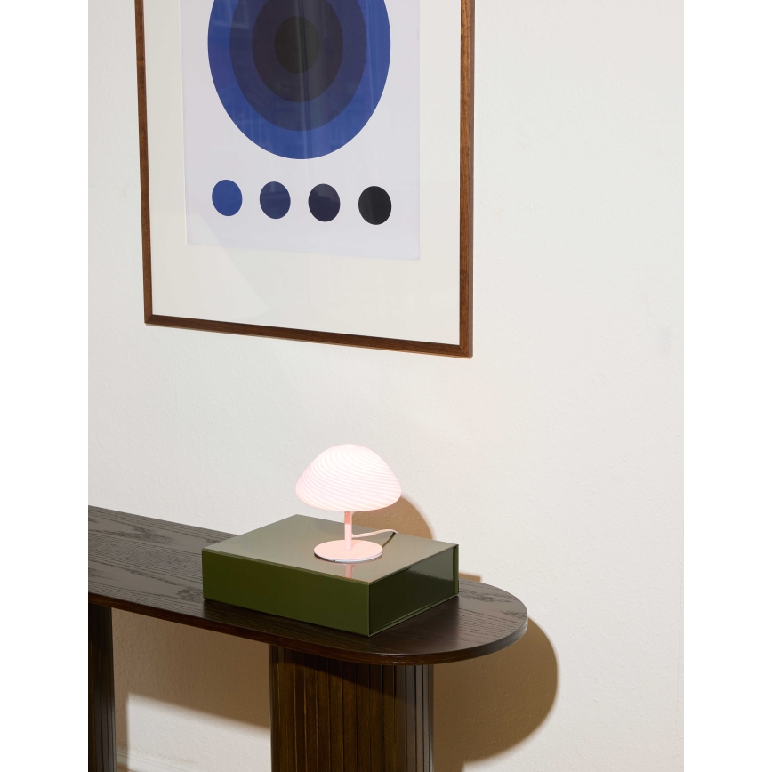 Halo Design 747047 - Stolní lampa CANDY MINI MUSH 1xG9/25W/230V pr. 17 cm růžová