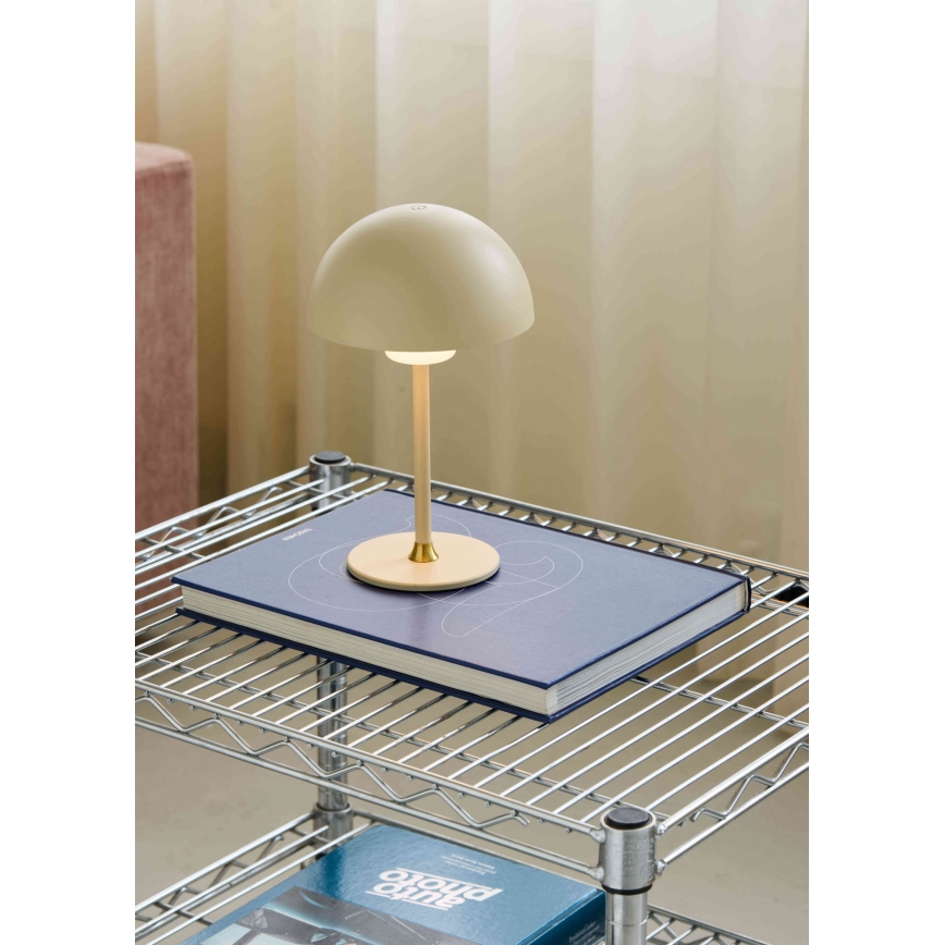 Halo Design 747597 - LED Stmívatelná nabíjecí stolní lampa MOON LIGHT LED/2,7W/2600 mAh krémová