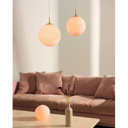 Halo Design 748815 - Stolní lampa CANDY 1xE14/25W/230V pr. 20 cm růžová
