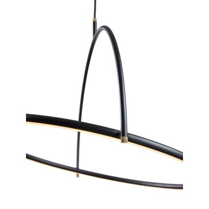 Halo Design 749546 - LED Stmívatelný lustr na lanku TILT LED/40W/230V pr. 60 cm černá