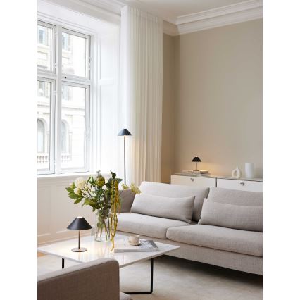 Halo Design 800803 - LED Stmívatelná venkovní nabíjecí stolní lampa HYGGE LED/3W/4000 mAh IP54 černá