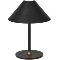 Halo Design 800803 - LED Stmívatelná venkovní nabíjecí stolní lampa HYGGE LED/3W/4000 mAh IP54 černá