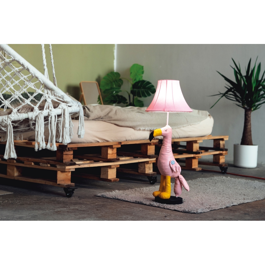 Happy Lamps - LED Dětská stojací lampa MINGO LED/5,4W/230V plameňák