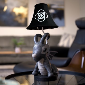 Happy Lamps - LED Dětská stolní lampa BLACK DRAGOON LED/5,4W/230V drak