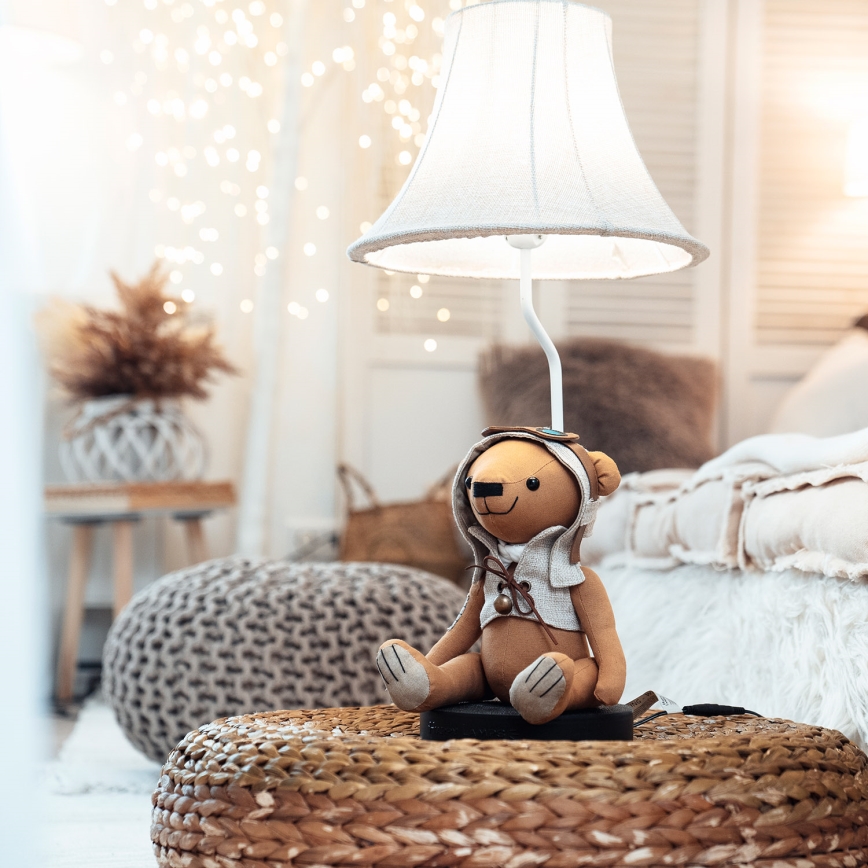 Happy Lamps - LED Dětská stolní lampa CHARLES LED/5,4W/230V medvěd