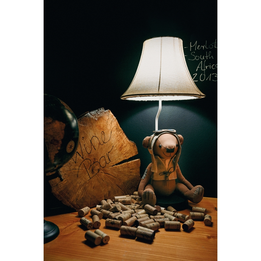 Happy Lamps - LED Dětská stolní lampa CHARLES LED/5,4W/230V medvěd