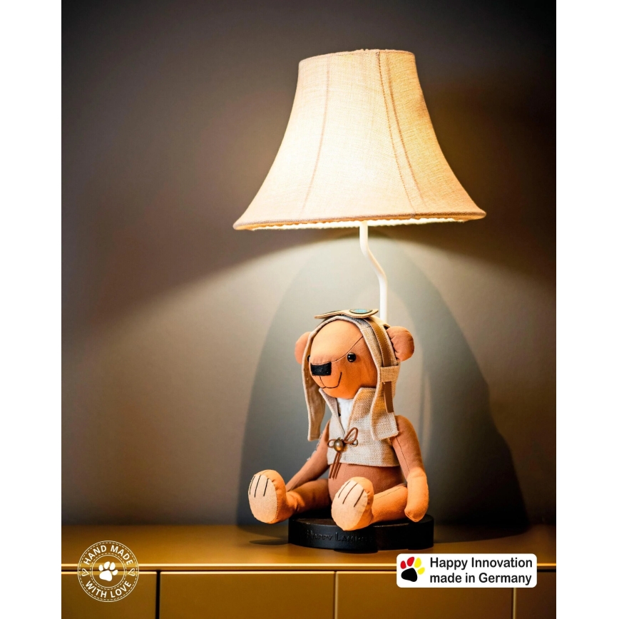 Happy Lamps - LED Dětská stolní lampa CHARLES LED/5,4W/230V medvěd