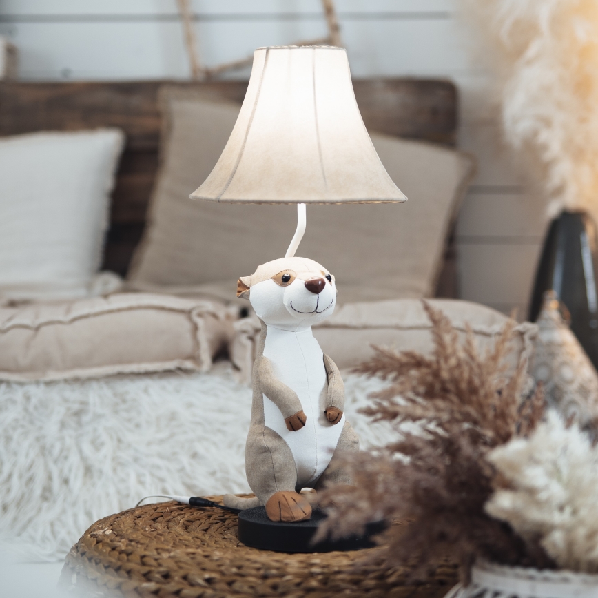 Happy Lamps - LED Dětská stolní lampa EDDIE LED/5,4W/230V surikata