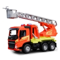 Hasičské auto Volvo s žebříkem 48 cm oranžová