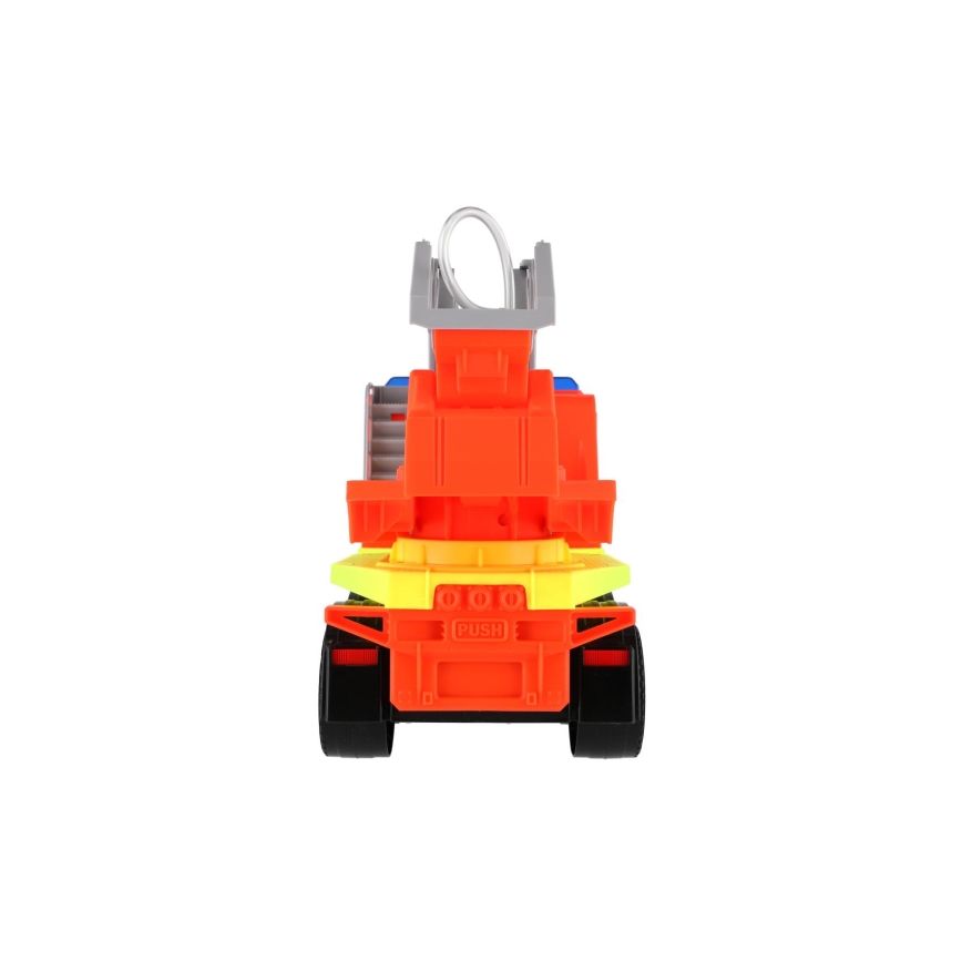 Hasičské auto Volvo s žebříkem 48 cm oranžová