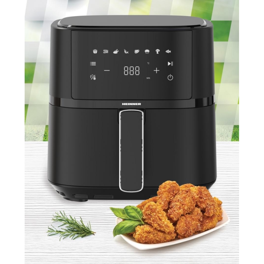 Heinner HAF-B4BK1500 - Horkovzdušná fritéza 4 l 1500W/230V černá