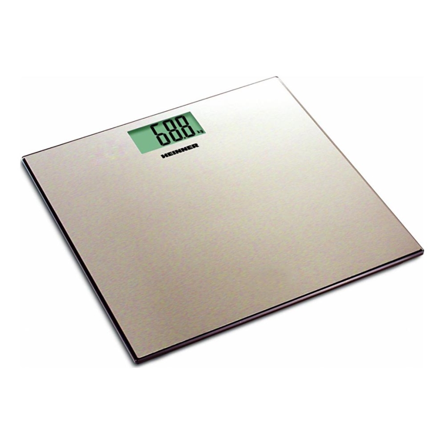 Heinner HBS-180SSGD - Digitální osobní váha 2xAAA nerez