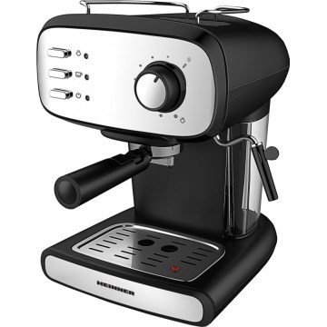 Heinner HEM-1100BKX - Pákový kávovar espresso 850W/230V černá/matný chrom