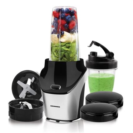 Heinner HSB-T1000SS - Smoothie nutri mixér 1000W/230V matný chrom/černá