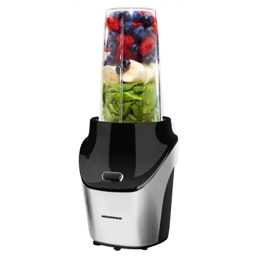 Heinner HSB-T1000SS - Smoothie nutri mixér 1000W/230V matný chrom/černá