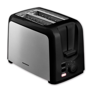 Heinner HTP-700BKSS - Topinkovač s dvěma otvory 700W/230V černá/matný chrom