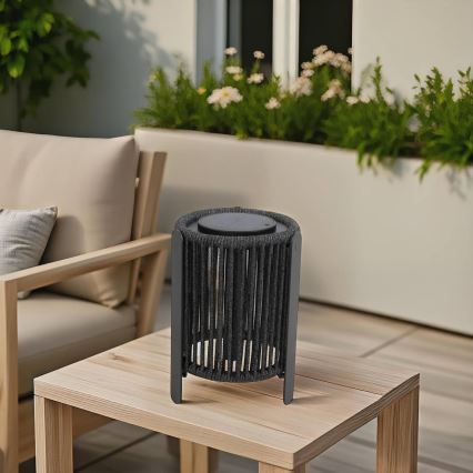 Hesperide - LED Solární lampa LINY LED/3,7V 2600 mAh IP54 antracit