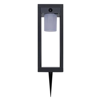 Hesperide - LED Solární lucerna se senzorem pohybu PIKY LED/3,7V 2600 mAh 40 cm IP65 antracit