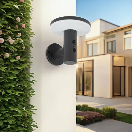 Hesperide - LED Solární nástěnná lampa se senzorem pohybu DETEKT LED/3,7V 2600 mAh IP65