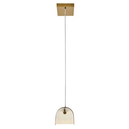Hinkley - LED Lustr na lanku ARCO LED/43W/230V 3000K zlatá