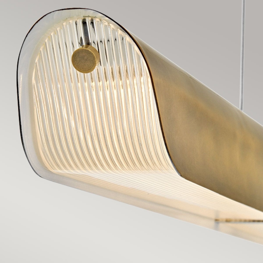 Hinkley - LED Lustr na lanku ARCO LED/43W/230V 3000K zlatá