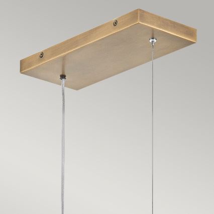 Hinkley - LED Lustr na lanku ARCO LED/43W/230V 3000K zlatá