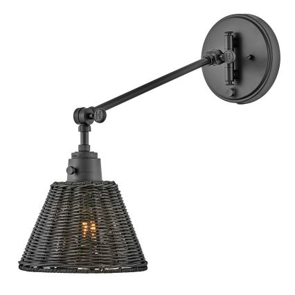 Hinkley - Bodové nástěnné svítidlo ARTI 1xE27/60W/230V černá
