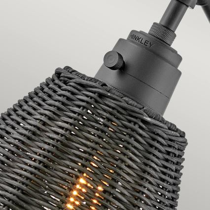 Hinkley - Bodové nástěnné svítidlo ARTI 1xE27/60W/230V černá