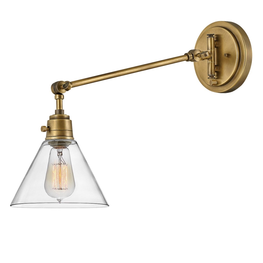 Hinkley - Nástěnná lampa ARTI 1xE27/60W/230V mosaz