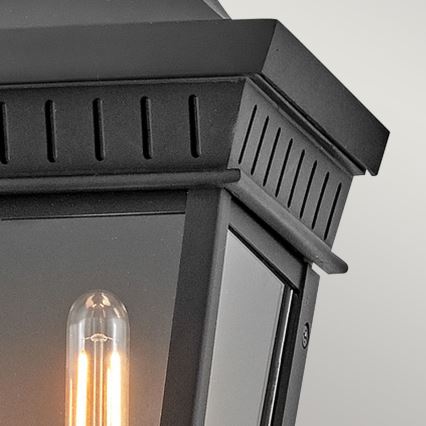 Hinkley - Venkovní nástěnné svítidlo CHAPEL HILL 2xE14/40W/230V IP44 černá