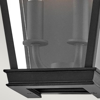 Hinkley - Venkovní nástěnné svítidlo CHAPEL HILL 2xE14/40W/230V IP44 černá