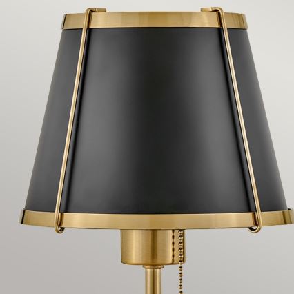 Hinkley - Nástěnná lampa CLARKE 1xE27/40W/230V mosaz/černá