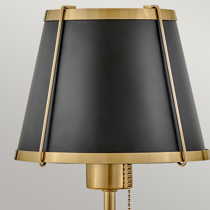 Hinkley - Nástěnná lampa CLARKE 1xE27/40W/230V mosaz/černá