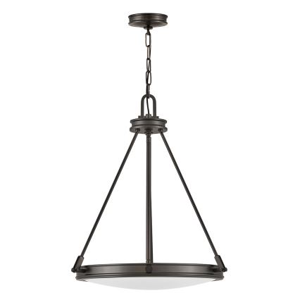 Hinkley - Lustr na řetězu COLLIER 4xE14/40W/230V pr. 54,3 cm černá