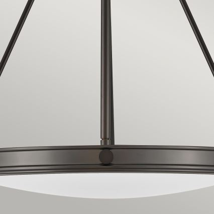 Hinkley - Lustr na řetězu COLLIER 4xE14/40W/230V pr. 54,3 cm černá