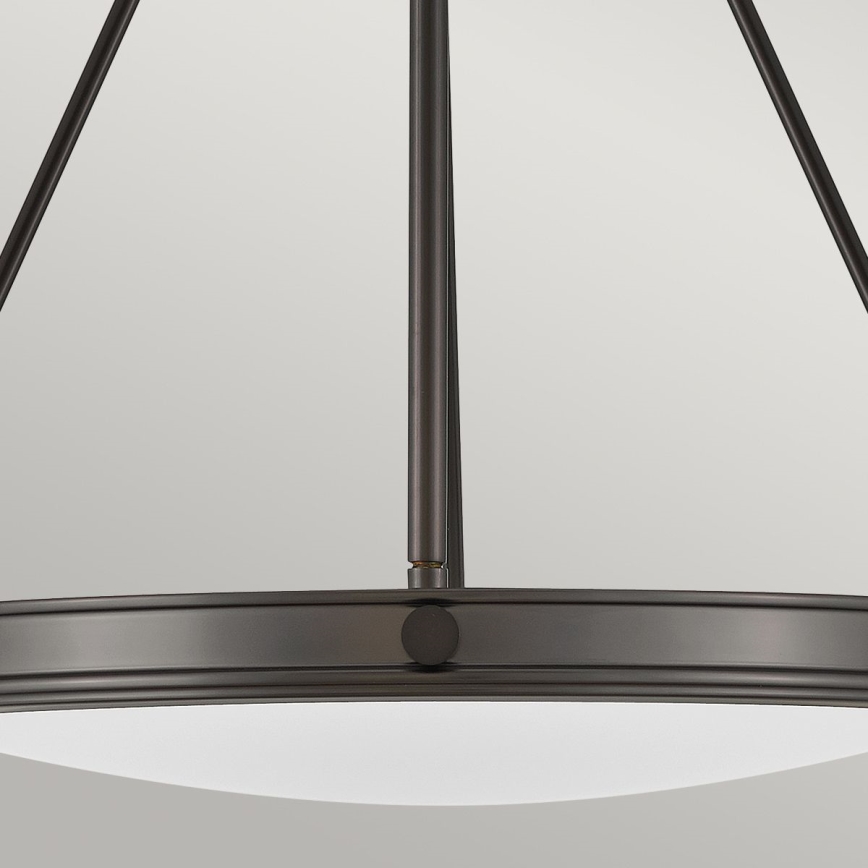 Hinkley - Lustr na řetězu COLLIER 4xE14/40W/230V pr. 54,3 cm černá