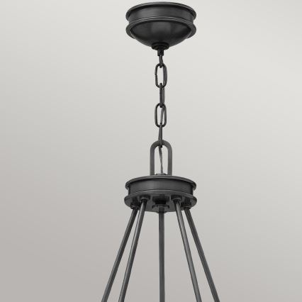 Hinkley - Lustr na řetězu COLLIER 5xE27/40W/230V pr. 68,5 cm černá