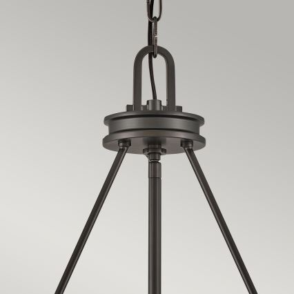 Hinkley - Lustr na řetězu COLLIER 5xE27/40W/230V pr. 68,5 cm černá